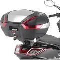 Givi Monolock/monokey Kymco Downtown Abs 125i/350i Bakre Montering Av Toppboks