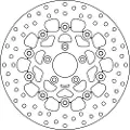 Brembo Oro 78b40891 Flytende Bremseskive
