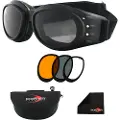 Bobster Cruiser Ii With 3 Interchangeable Lenses Off-road Briller