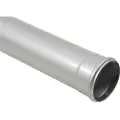 Blücher rustfri lige rør med muffe - Ø50 mm i længde 500 mm - AISI304/EN1.4301