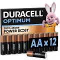 Duracell Optimum AA-batteri Alkali-mangan 1.5 V 12 stk