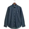 Gant Reg Indigo Bd Skjorte Med Lange Ermer