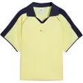 Puma T7 Relaxed Football Jersey Women, Clothing, Gold Moon, XS