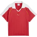 Puma T7 Relaxed Football Jersey Women, Clothing, Red, XS