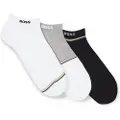Hugo Boss for man. 50537527 Set of 3 socks Colorblock ulticolor (43-46), Homewear, Multicolor, Cotton