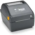 Zebra ZD421d - Etikettskriver - direktetermisk - Rull (10,8 cm) - 300 dpi - inntil 102 mm/sek - USB 2.0, LAN, USB-vert - grå