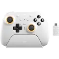 8Bitdo Ultimate 2 Bluetooth - TMR - RGB - White - Nintendo Switch 1 & 2 - Wireless Controller - PC