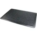 Floortex anti-fatigue gummi måtte 90x150 cm sort