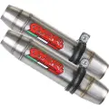 Gpr Exhaust Systems Deeptone Inox Dual Slip On Street Triple 675 07-12 Cat Homologert Lyddemper