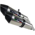Gpr Exclusive Gpe Anniversary Titanium Dual Monster 800 03-05 Cat Homologert Slip On Lyddemper