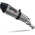 Gpr Exhaust Systems Gp Evo4 Titanium Honda X-adv 750 21-22 Ref:e5.h.262.gpan.to Titanium Godkjent Kjegleformet Lyddemper