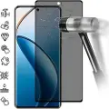 Mtp Products Realme 12 Pro/12 Pro+ Privacy Full Cover Beskyttelsesglass - Svart Kant