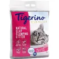 Tigerino Premium kattesand - Febreze Fresh flower-duft - Økonomipakke 2 x 12 kg