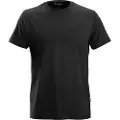 Snickers Workwear T-shirt str. L - sort Classic i 100% bomuld - 2502