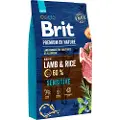 Brit Premium Naturlig Hundemat Med Lam Og Ris For Voksne Hunder Med Sensitiv Mage 8 Kg