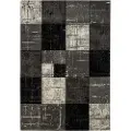 KMCarpets KM HomeTeppe LondonSvartGlattvevde tepperFra Homeroom