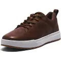 Timberland for man. TB0A5Z1S3581 Maple Grove Brown low top lace-up leather trainers (42), Flat, Laces, Casual, Sustainable