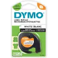 Dymo Labeltape DYMO LetraTAG 12mm x 2m hvid - Stryg-Let IronOn tape