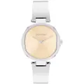 Calvin Klein for woman. 25200311 Elevated Analogue Watch gold (OSFA), Casual, Bracelet, Stainless steel