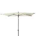 Aktive 62351 Uv30 Rektangulær Tiltbar Balkongparasoll 200x125 Cm