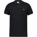 Gant for man. 2220 Classic black cotton piqué polo shirt (S), Casual, Short sleeve