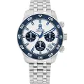 Tommy Hilfiger for man. 1792157 TH85 Chrono silver plated watch (OSFA), Casual, Bracelet, Stainless steel