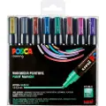 Posca marker sæt PC-5M 8 ass. metallic. Farver