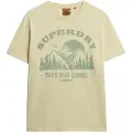 Superdry Lo-fi Outdoor Mono Relaxed Kortarmet T-skjorte