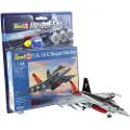 Revell F/A-18E Super Hornet, modellfly, monteringssett, 1:144, Boeing F/A-18E/F Super Hornet, plast, Light Practice