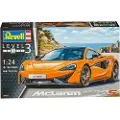 Revell McLaren 570S, Sportsbil, Monteringssett, 1:24, Mc Laren 570s, Oransje, Landkjøretøy modell