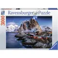 Ravensburger Hamnøy, Lofoten, Puslespill, 3000 brikker,
