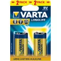 Varta batteri LONGLIFE 9V 2-PAK