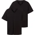 Tom Tailor 1037738 Kort Ermet V-hals T-skjorte 2 Enheter