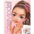 TOPModel Make-Up Colouring Book