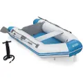 Bestway Caspian Oppblåsbar jolle med 2,3 m padleårer og håndpumpe, 65046