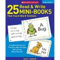 Scholastic 25 Read & Write Mini-Books: That Teach Word Families
