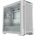 Gigabyte C102 GLASS ICE - Mid tower - mini ITX / micro ATX - sidepanel med vindu (herdet glass) - ingen strømforsyning (ATX) - hvit - USB/lyd