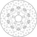 Brembo Oro 78b40828 Flytende Bremseskive