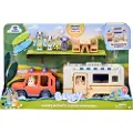 Bluey Family 4wd And Caravan 90130 Figur