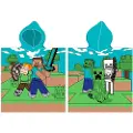 MCU Minecraft Poncho badehåndklæde med hætte - 100 procent bomuld