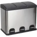 Confortime Søppelbøtte Med Pedal 3x15l