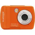 Easypix Aquapix W2024 Splash - Digitalkamera - kompakt - 5.0 MP / 16.0 MP (interpolert) - 720 p - under vannet inntil 3 m - oransje