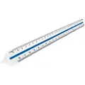 Maped Målestok Maped, 6 måleskalaer (1:20 - 1:125), 30 cm