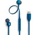 JBL TUNE 310C USB - Ørepropper med mikrofon - i øret - kablet - USB-C - blå