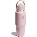 Hydroflask 32 Oz Wide Flex Straw Travel Flaske rosa