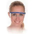 Univet brille 511 klar m. blå stel