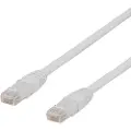 Deltaco TP-65VAU - Koblingskabel - RJ-45 (hann) til RJ-45 (hann) - 5 m - UTP - CAT 6a - hvit