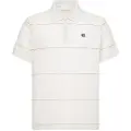 Calvin Klein Jeans for man. LV04RC269G Polo Cross Grain white (M), Casual, Cotton, Short sleeve