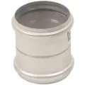 Blücher syrefast rustfri dobbelt skydemuffe Ø75 mm - AISI316L/EN1.4404