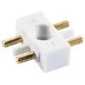 SG ARMATUREN SlimLine lige konnektor, hvid